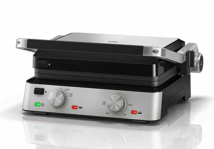 Электрогриль braun (cg7020) silver/black Электрогриль braun (cg7020) silver/black