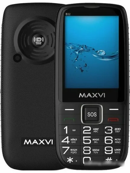 Мобильный телефон maxvi b32 black