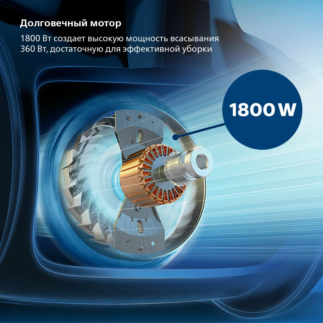 Пылесос philips (xb2042/01) black