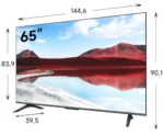 Телевизор xiaomi mi tv a pro 65" 2025 (l65ma sru) black