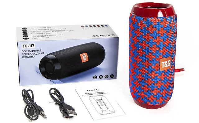Колонка мультимедийная jbl tg 117 (c) red/blue