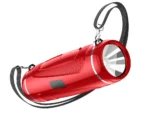 Колонка мультимедийная borofone br7 + фонарь red