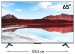 Телевизор xiaomi mi tv a pro 65" 2025 (l65ma sru) black