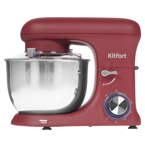 Миксер планетарный kitfort (КТ 3007 1) red Миксер планетарный kitfort (КТ 3007 1) red