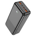 Портативное ЗУ Hoco J108B 30000mAh 22.5W с дисплеем чёрный