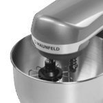 Миксер планетарный maunfeld (mf 434s) grey