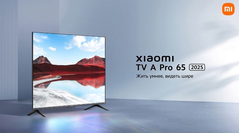 Телевизор xiaomi mi tv a pro 65" 2025 (l65ma sru) black