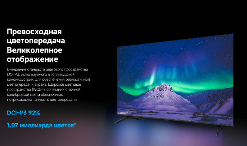 Телевизор xiaomi mi tv a pro 65" 2025 (l65ma sru) black