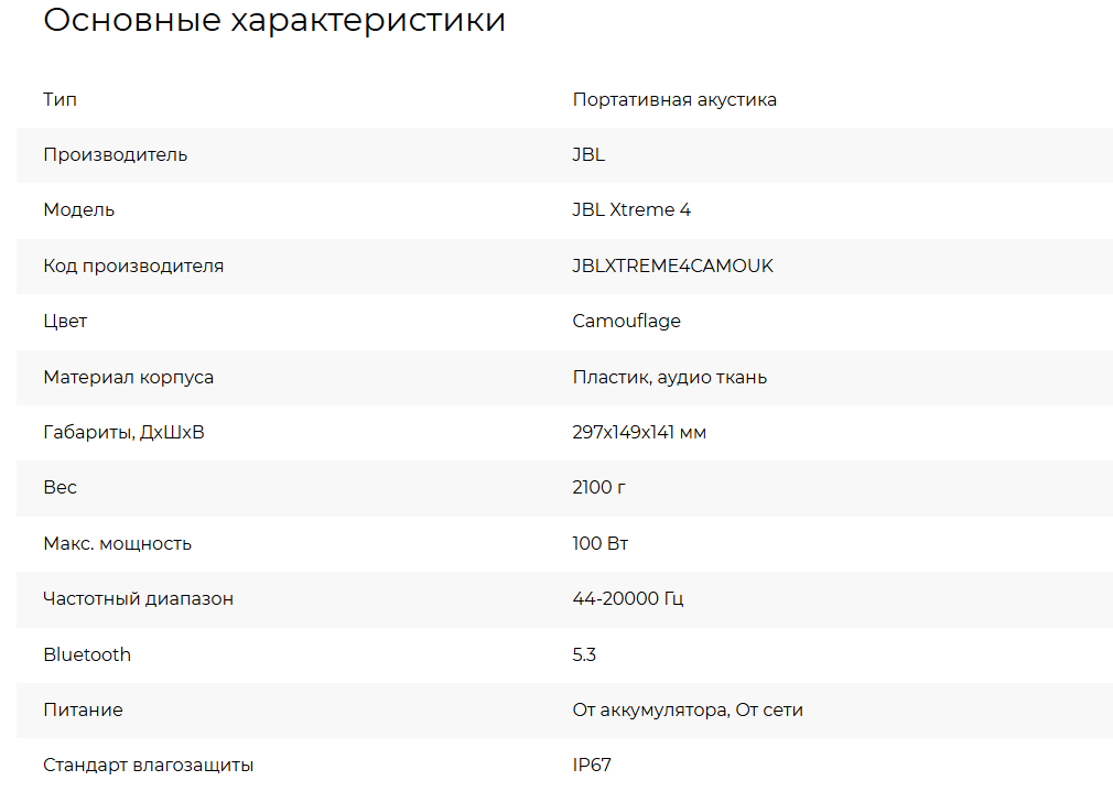 Колонка портативная jbl xtreme 4 original камуфляжный