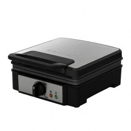 Вафельница zelmer (zwm0012) black/silver