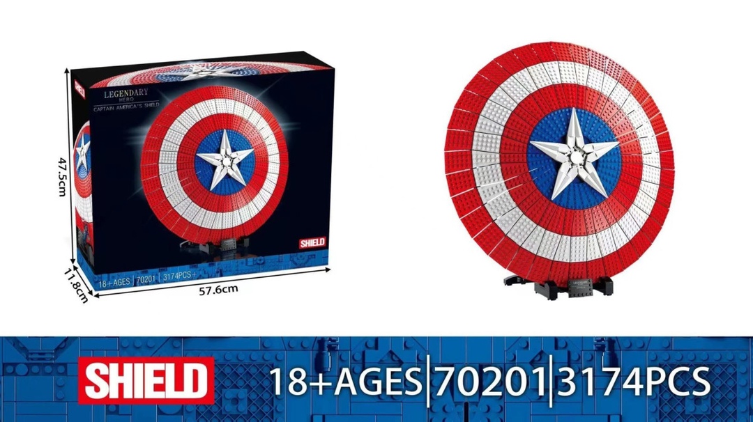 Конструктор marvel american shield (70201)