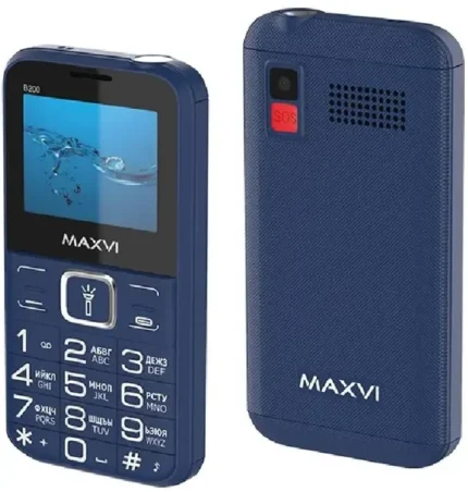 Мобильный телефон maxvi b200 blue