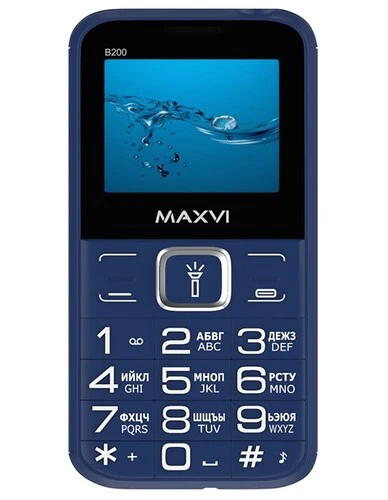 Мобильный телефон maxvi b200 blue