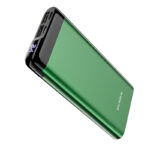 Портативное ЗУ Borofone BJ10 10000mAh с дисплеем тёмно-зелёный