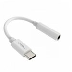 Adapter Hoco LS30 Type C/3.5 мм Jack White