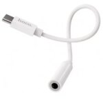 Адаптер Hoco LS30 USB-C/3.5мм белый — изображение 3
