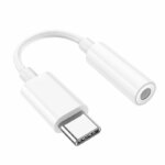 Adapter Hoco LS35 Type C/3.5 мм Jack White