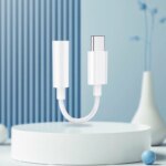 Адаптер Hoco LS35 USB-C/3.5мм белый — изображение 3
