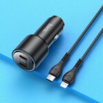 АЗУ Hoco NZ3 PD20W+1USB 3.0A QC 3.0 Type-C/Lightning Черный — изображение 5