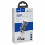 АЗУ Hoco Z32 1USB 3.0A Quick Charge 3.0 adapter Серый — изображение 3