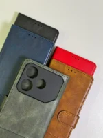 Чехол-книжка Fashion Case Tecno Pova 6 Neo чёрный — изображение 5