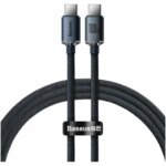 Дата-кабель Baseus CAJU000601 PD 100W Type-C/Type-C 1.2m Black