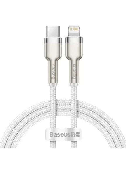Дата-кабель Baseus CATLYS-A02 PD 20W Type-C/Lightning 1m White