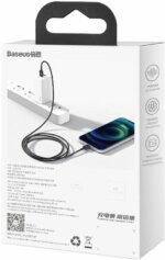 Дата-кабель Baseus Superior CATLYS-C01 USB-C/Lightning 20W 2м чёрный — изображение 2