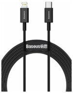 Дата-кабель Baseus Superior CATLYS-C01 20W Type-C/Lightning 2m Black