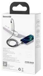 Дата-кабель Baseus Superior CATLYS-C01 USB-C/Lightning 20W 2м чёрный — изображение 3