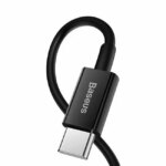 Дата-кабель Baseus Superior CATLYS-C01 USB-C/Lightning 20W 2м чёрный — изображение 5