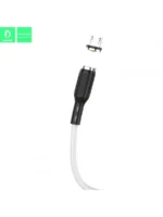 Дата-кабель Denmen D18V Magnetic БПД USB/MicroUSB 1м белый — изображение 2