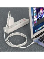 Дата-кабель Hoco X51 USB-C/USB-C 100W 1м белый — изображение 7