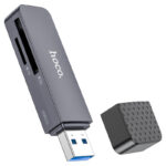 Картридер Hoco HB45 USB2.0/MicroSD/SD Черный — изображение 2