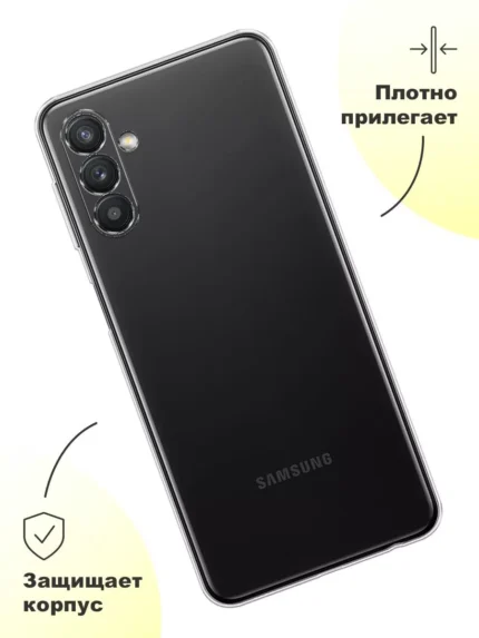 Накладка силикон Clear Case тех пак Samsung A04s/A13 5G Прозрачная
