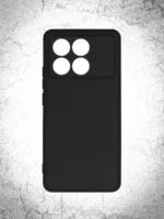 Накладка силикон/пластик PRC матовая с цветными краями и кольцом Xiaomi Poco X6 Pro 5G Green — изображение 2