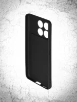 Накладка силикон/пластик PRC матовая с цветными краями и кольцом Xiaomi Poco X6 Pro 5G Green — изображение 3