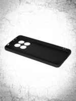 Накладка силикон/пластик PRC матовая с цветными краями и кольцом Xiaomi Poco X6 Pro 5G Green — изображение 4