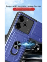 Накладка силикон/пластик PRC с кардхолдером Tecno Pova 6 Pro лиловый — изображение 12