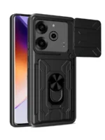 Накладка силикон/пластик PRC с кардхолдером Tecno Pova 6 Pro лиловый — изображение 7