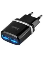 СЗУ Hoco C12 2USB 2.4A Type-C Black
