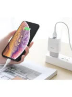 СЗУ Hoco C73A 2USB 12W USB/MicroUSB белый — изображение 3