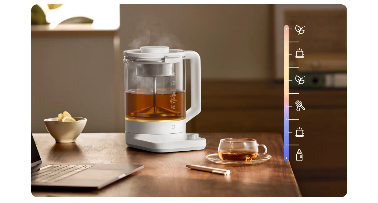 Чайник xiaomi mijia smart p1 (mjdgnysh03dem) white