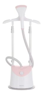 Отпариватель напольный philips (gc485) white/pink