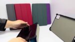 Чехол-книжка для планшета Xiaomi Redmi Pad SE 11" (Силикон) красный — изображение 2