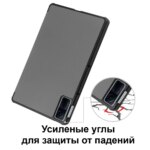 Чехол-книжка для планшета Xiaomi Redmi Pad SE 11" (Силикон) красный — изображение 4