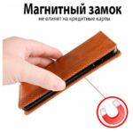 Чехол-книжка Fashion Case Samsung A14 голубой — изображение 4