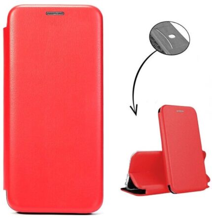 Чехол-книжка Fashion Case Samsung A24 Dark Red