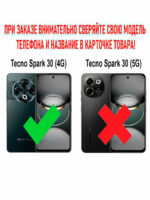 Чехол-книжка Fashion Case Tecno Spark 30C 4G синий — изображение 2