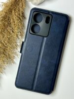 Чехол-книжка Fashion Case Xiaomi Redmi 13C/Poco C65 серый — изображение 3